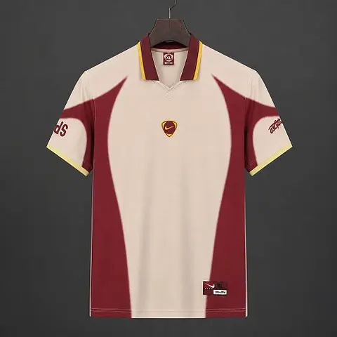 2026 Spain x Travis Scott Cactus Jack Total 90 Retro Cream/Maroon Soccer Jersey S-4XL