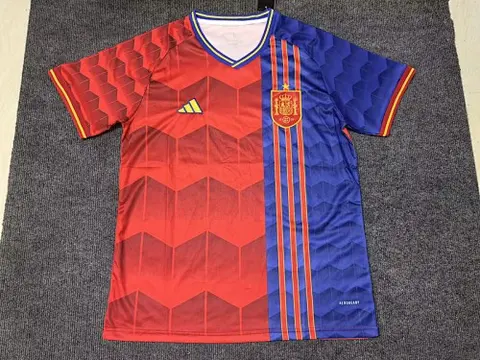 25-26 Spain red soccer jersey size S-2XL