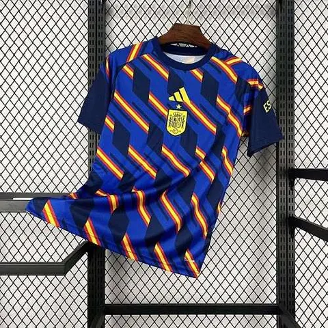Mens Spain 2026 World Cup Pre-match Jersey S-4XL