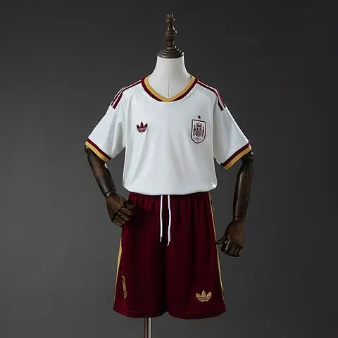 Spain 2026 Away Kids Kit Jersey Size 16-28