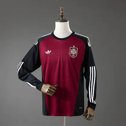 Spain 2026 GK-Red Long Sleeved Jersey S-4XL