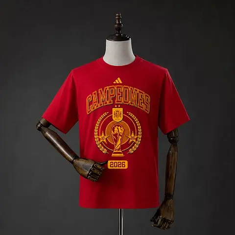 Spain We Are Champions T-Shirt Red