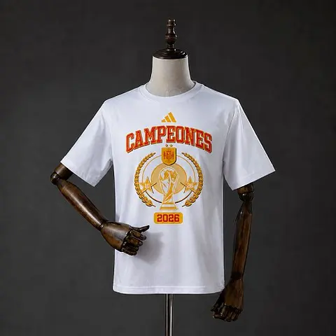 Spain We Are Champions T-Shirt White