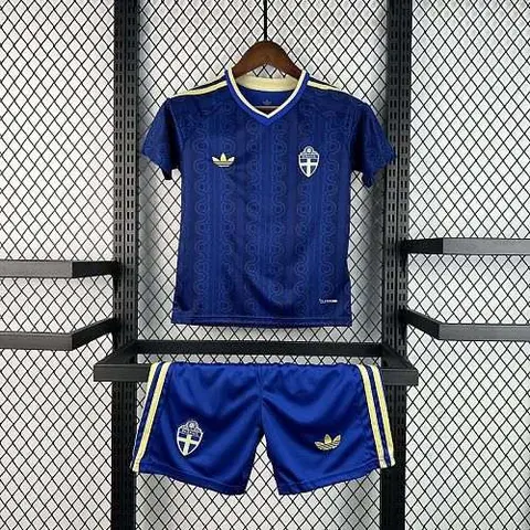 Kids Sweden 2026 World Cup Away Kit