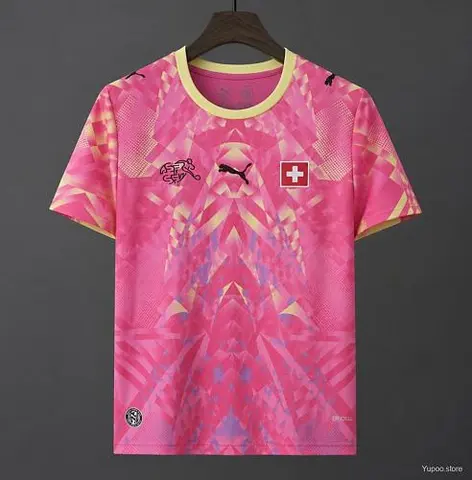 Switzerland 2026 World Cup Pink Goalkeeper jersey S-4XL