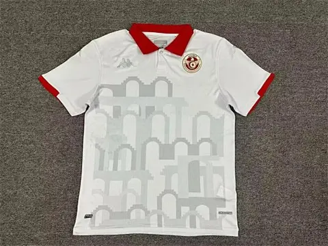 2024 Tunisia away white jersey
