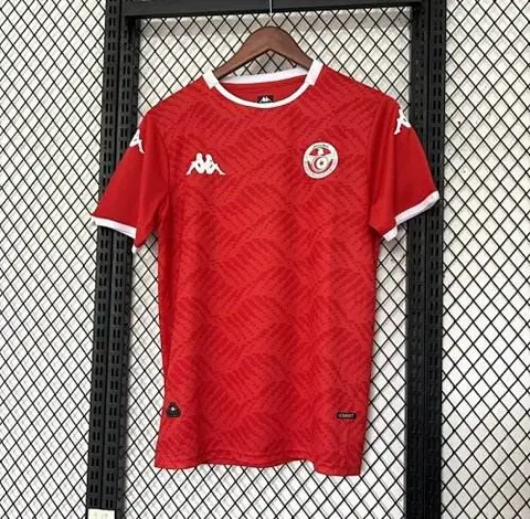 Tunisia 2025/26 home soccer jersey size S-4XL