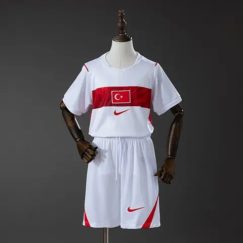 Turkiye 2026 Home Kids Kit Jersey Size 16-28