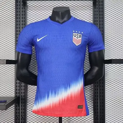 2024 USA blue player version soccer jersey