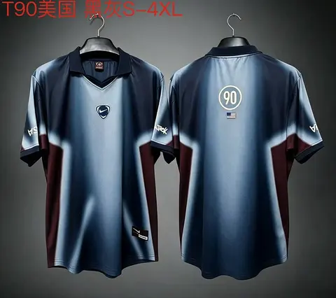 2026 USA Travis Scott Cactus Jack Total 90 Black And Gray Retro Soccer Jersey S-4XL