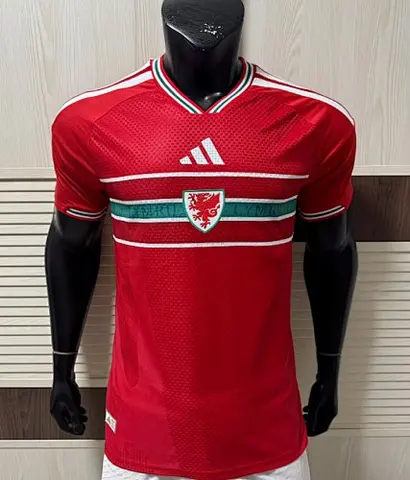Wales 2026 World Cup Home Player Version soccer jersey size S-2XL