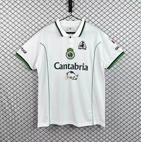 1998-01 Racing de Santander Home Retro Soccer Jersey Size S-2XL