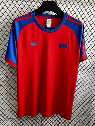 Maillot de football AD x Oasis rouge — 2025/26 · tailles S–4XL