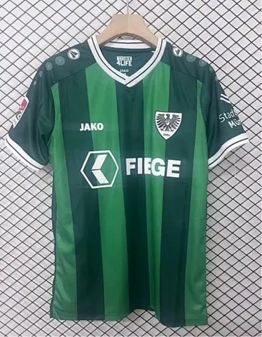 25-26 Preußen Münster Home Soccer Jersey