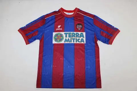 99-00 Levante UD Home Soccer Jersey