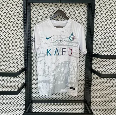 23-24 Al-Nassr third away white jersey