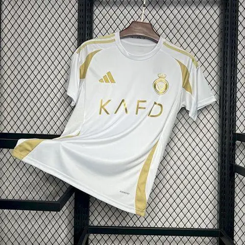 24-25 Al nassr third white soccer jersey s-xxl
