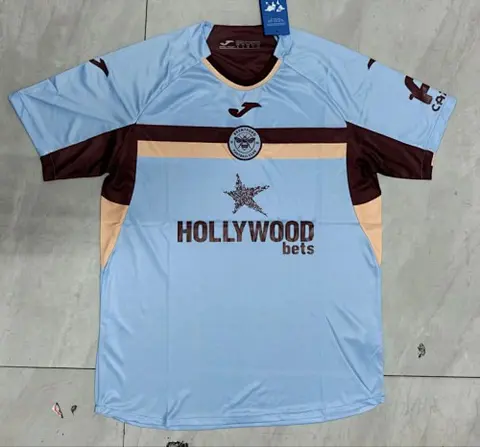 Brentford 2025-26 Third Away soccer jersey size S-4XL