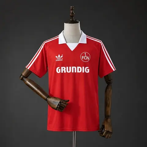 1977/79 FC Nürnberg Red Home Retro Soccer Jersey S-XXL