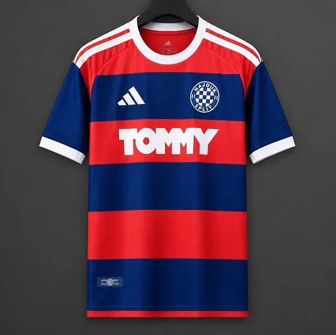 2026/27 Hajduk Split Red and Blue Away Soccer Jersey S-2XL