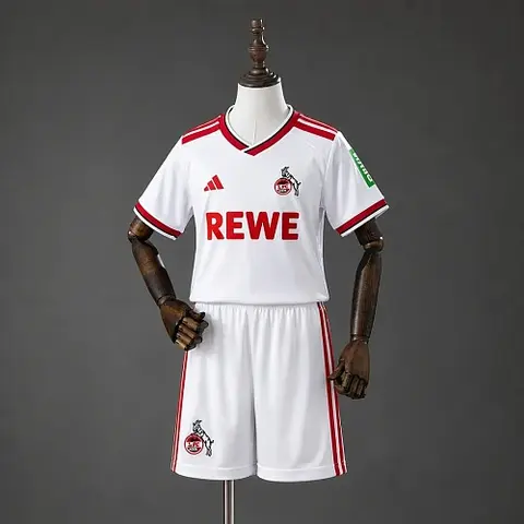2026/27 FC Koln Home Kids Kit Soccer Jersey 16-28