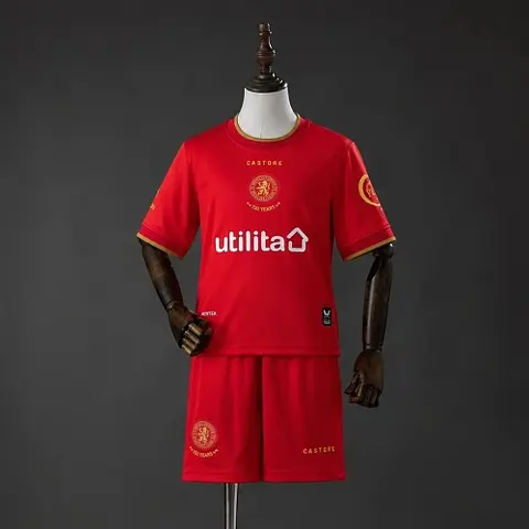 2026/27 Middlesbrough Home Kids Kit Soccer Jersey 16-28