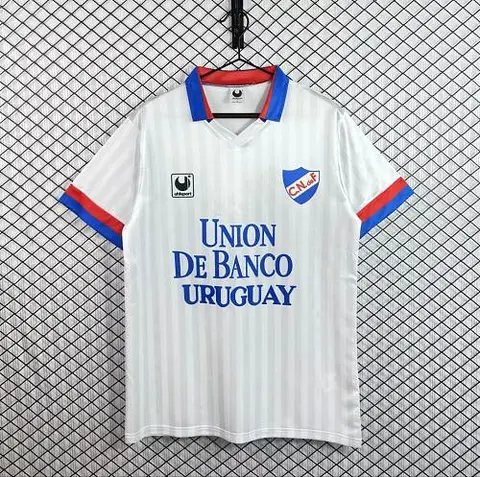 1989 Club Nacional de Football Home Retro Soccer Jersey S-2XL