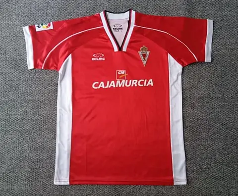 99-01 Real Murcia home retro red soccer jersey size S-2XL