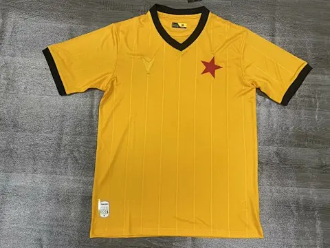 25-26 Red Star Belgrade 80th anniversary yelow soccer jersey S-2XL
