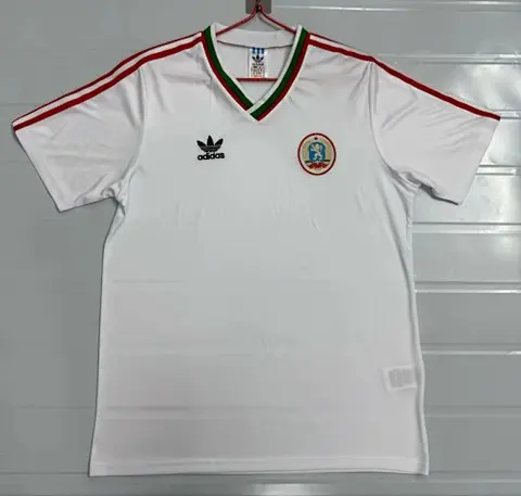 Retro 1986 Bulgaria home soccer jersey size S-2XL