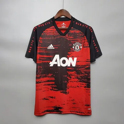 20-21 M-a-n Ud training suit red-black