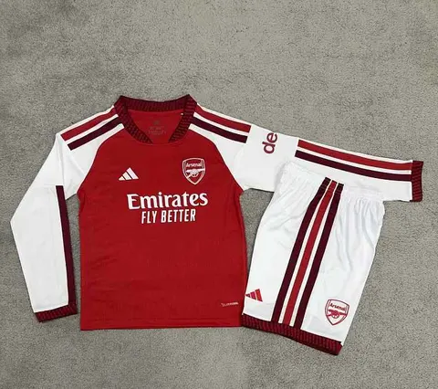 2026/27 Arsenal Home Long Sleeve Kids Kit 16-28