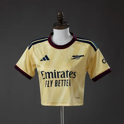 2026/27 Arsenal Third Away Women's Crop Top Soccer Jersey Size S-2XL