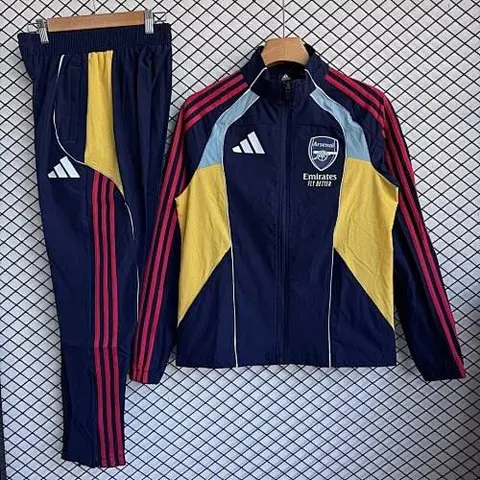 Arsenal 2025/26 Colorful Windbreaker Suit Size S-2XL
