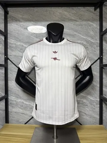 Arsenal 2025/26 white retro version player version jersey size S-2XL