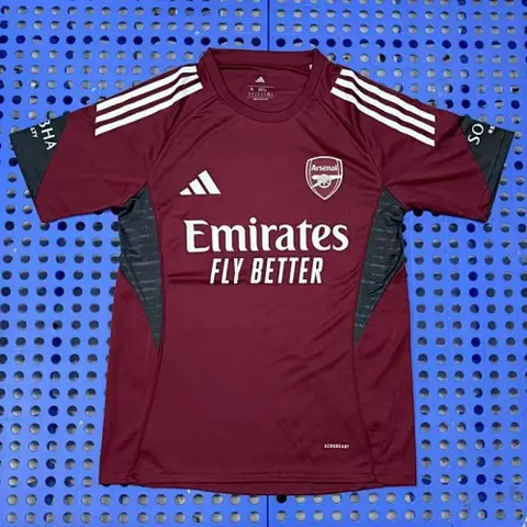 Arsenal 2025-26 wine training jersey size S-2XL