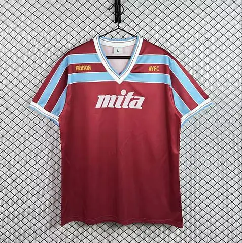 1985/87 Aston Villa Home Retro Soccer Jersey S-2XL