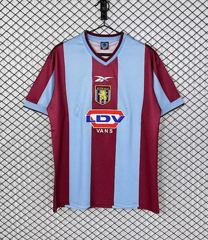 Retro Aston Villa 1999/00 home soccer jerseys