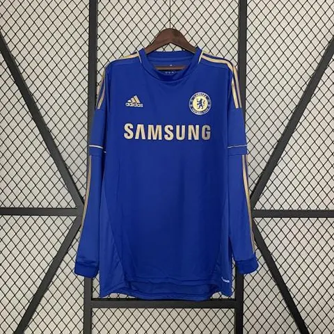 12-13 Chelsea Retro long sleeve  Home S-XXL