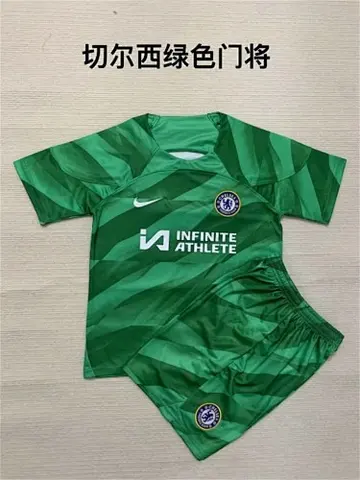 23-24 CHE Green Goalkeeper kit