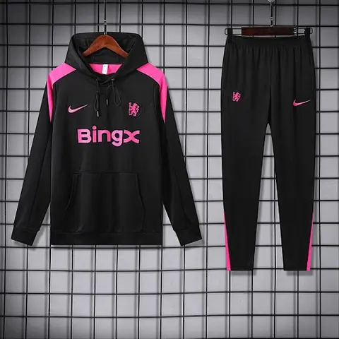 24-25 CHE Black hoodie suit