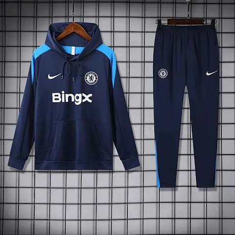24-25 CHE Dark blue hoodie suit