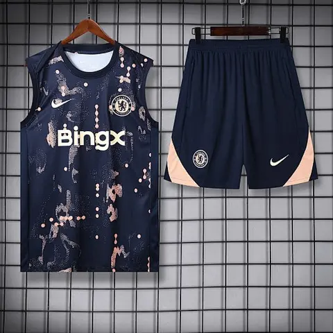 25-26 CHE Dark blue and Orange training suit