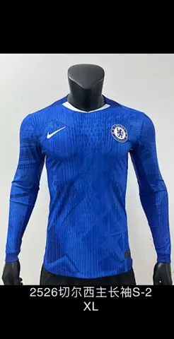 25-26 CHE home long sleeve player version jersey