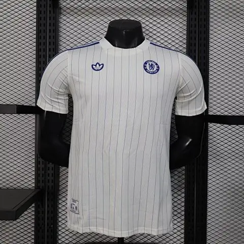 Chelsea 2025/26 White retro Player version jersey size S-2XL