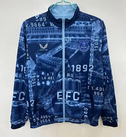 25-26 Everton blue reversible Windbreaker