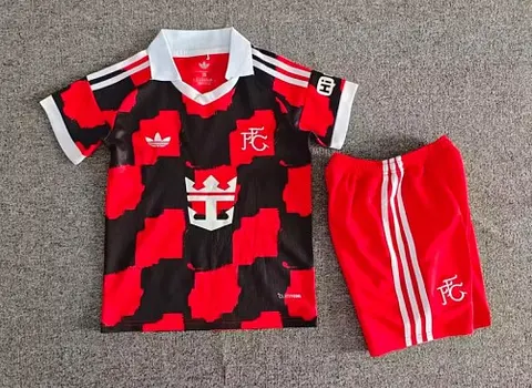 2026/27 Fulham Away Kids Kit Soccer Jersey Size 16-28
