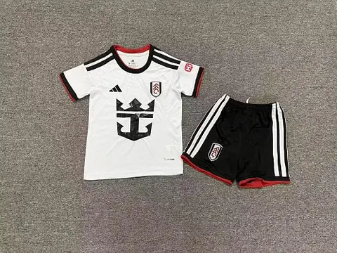 2026/27 Fulham Home Kids Kit Soccer Jersey 16-28