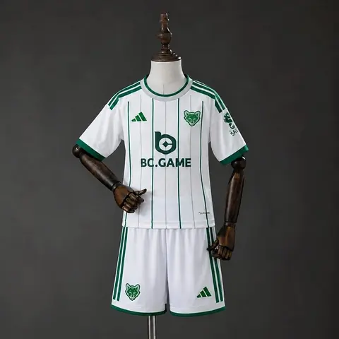 2026/27 Leicester City White Third Away Kids Kit Soccer Jersey Size 16-28