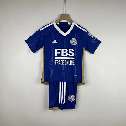 23-24 Leicester City home kid kit size 16-28